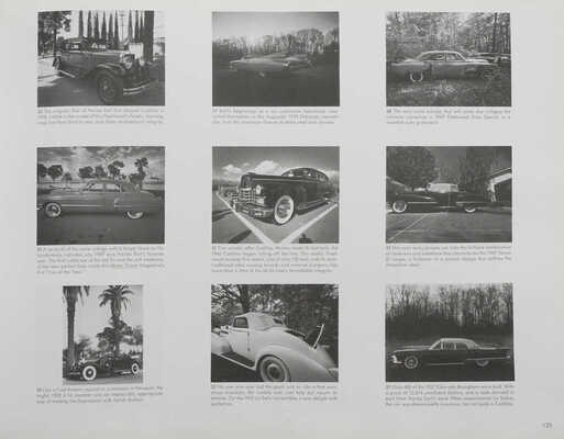 [Кадилак. Альбом фотографий Стевана
Салмери]. Cadillac. Photographs by
Stephen Salmeri/Hand-painted by Sydnie
Michele Salmieri. Text by Owen Edwards.
New York: Rizzoli, 1985.